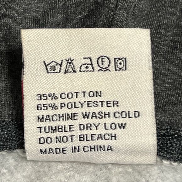 Gogo Fleece COLORADO Spellout Hoodie Men's L Gray Full Zip Sweatshirt Sweater - Picture 9 of 14